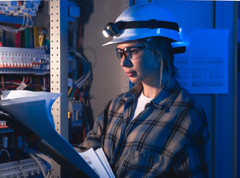 Dekoratives Grafikelement für den Webauftritt von Elektro Schweiss